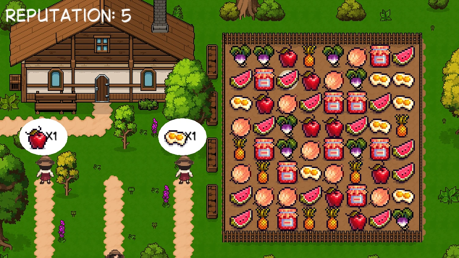 Match Three - Farm Shoppers