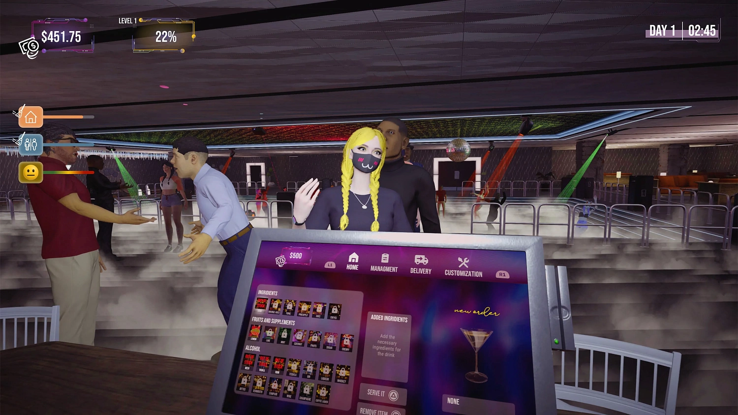 Night Club Manager Simulator