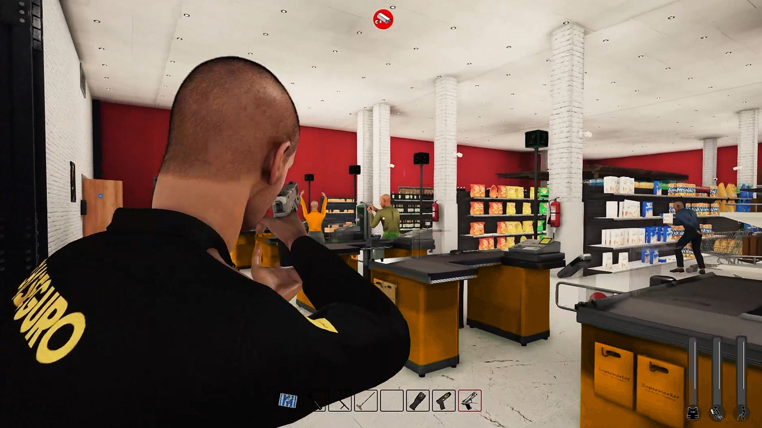 Supermarket Security Simulator