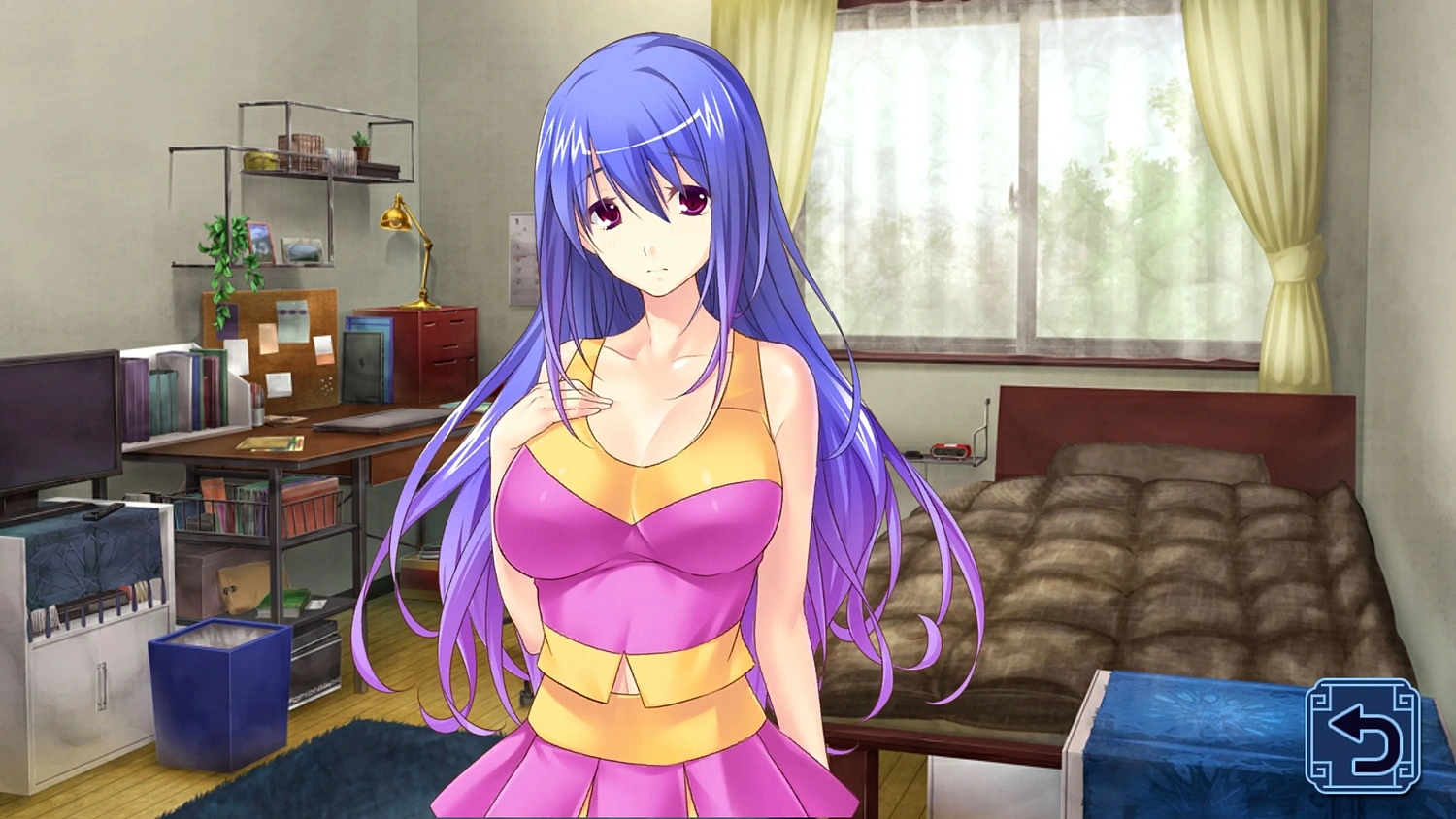 Pretty Girls Mahjong Solitaire - Blue