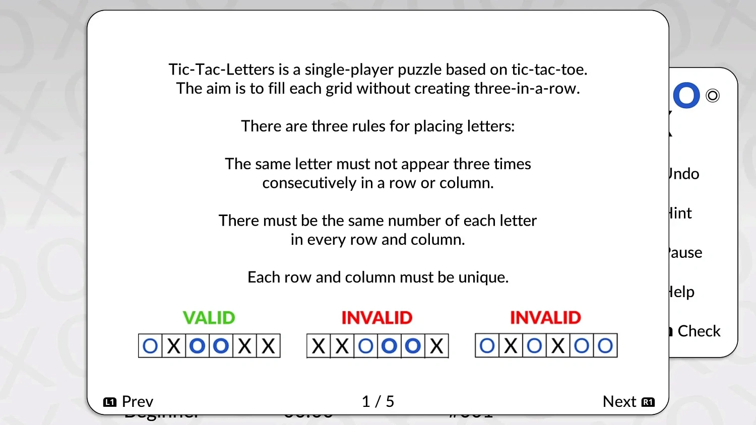 Tic-Tac-Letters by POWGI