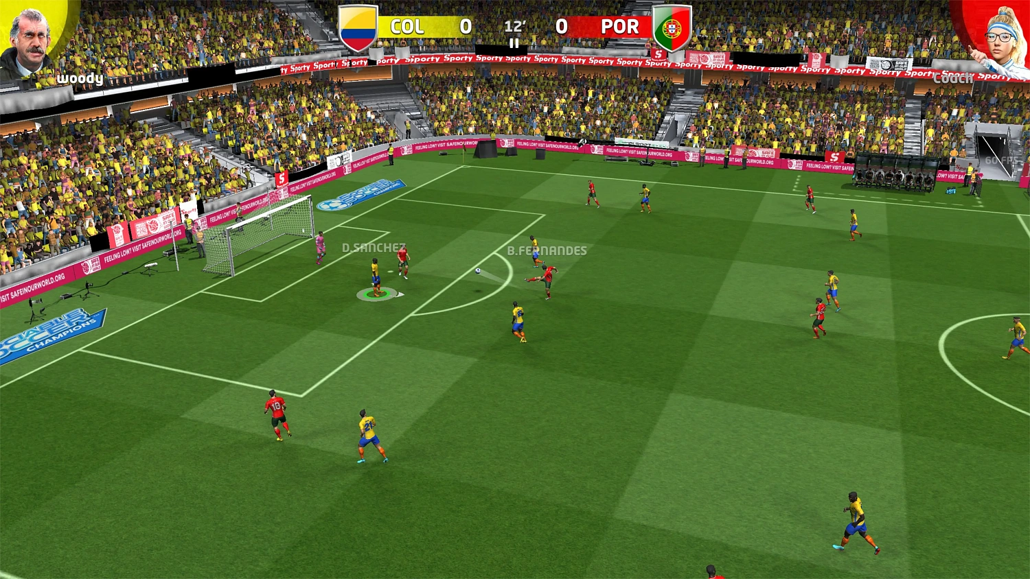 Sociable Soccer Champinons