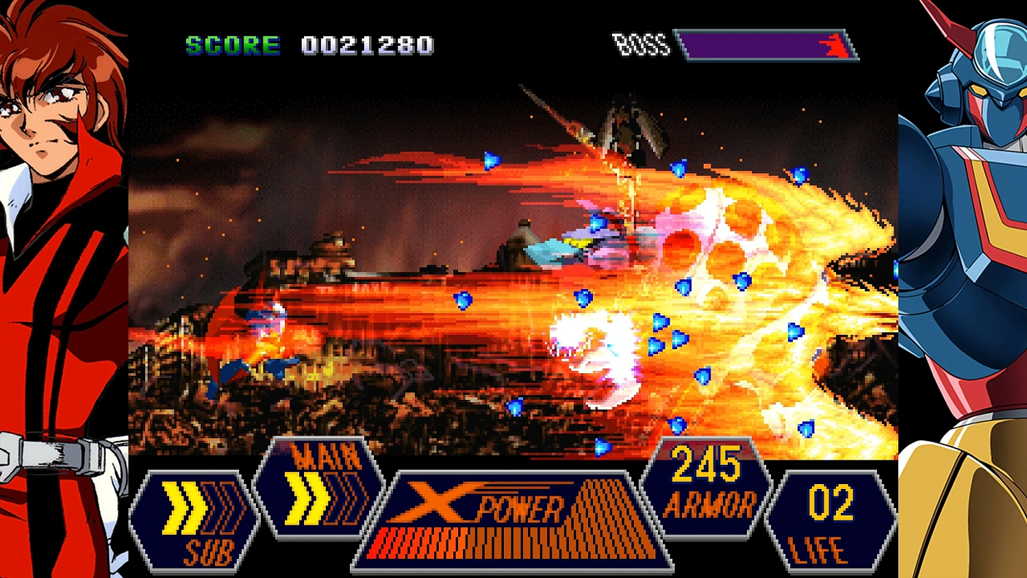 Geppy-X, anime de robots setentero