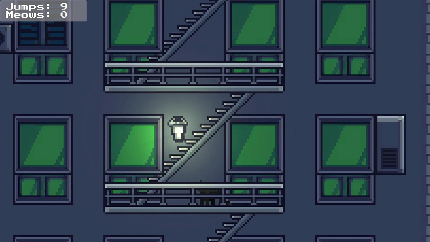 Rooftop Rascal: The Midnight Cat