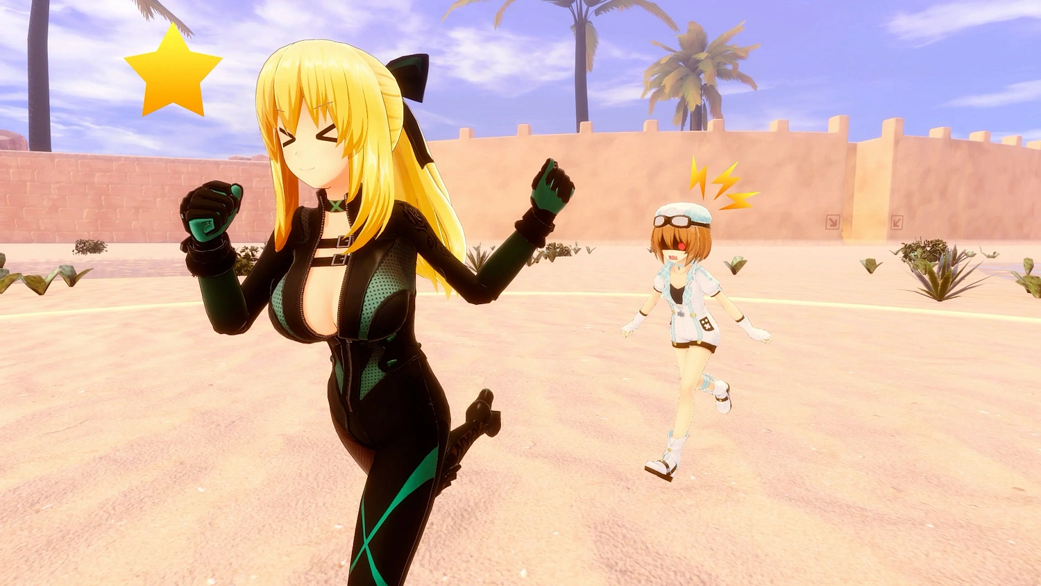 Neptunia Riders VS Dogoos