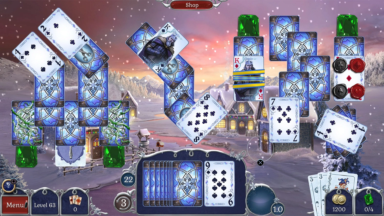 Jewel Match Solitaire: Winterscapes