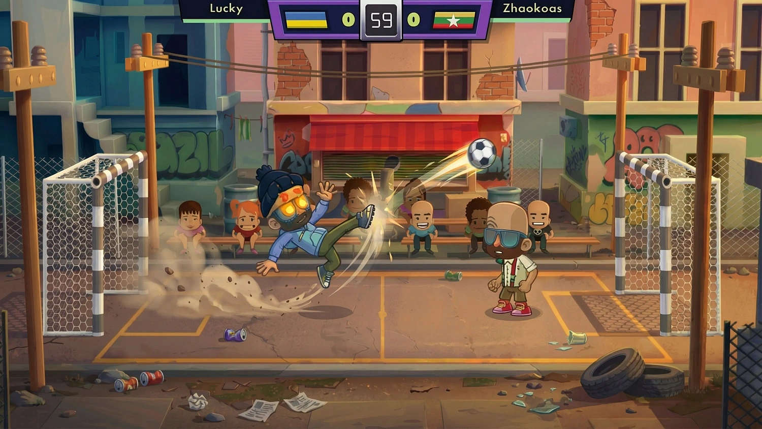 1x1 Street Football: mini soccer PvP