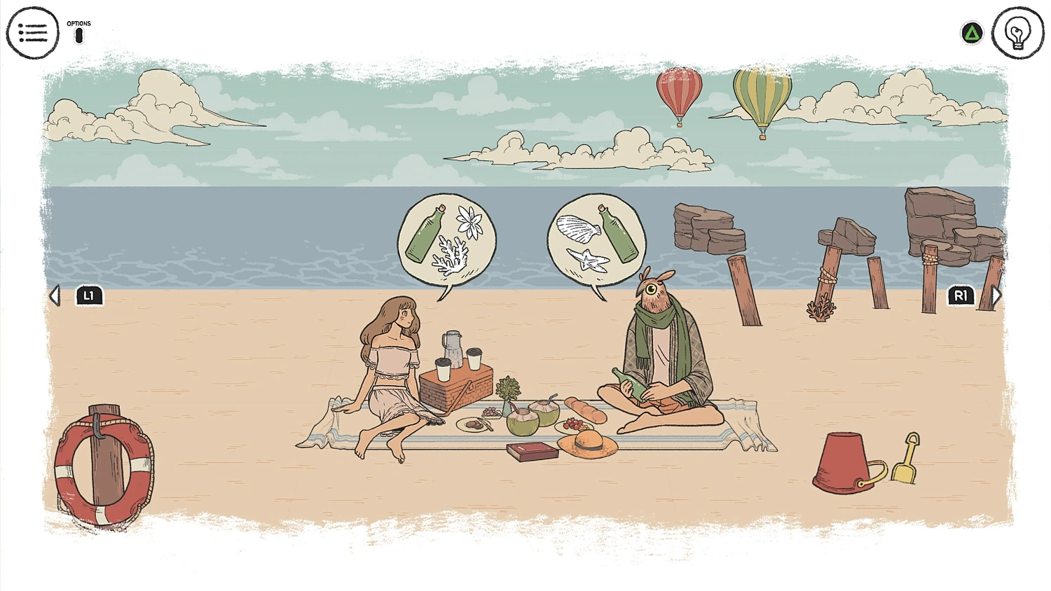 When the Past Was Around