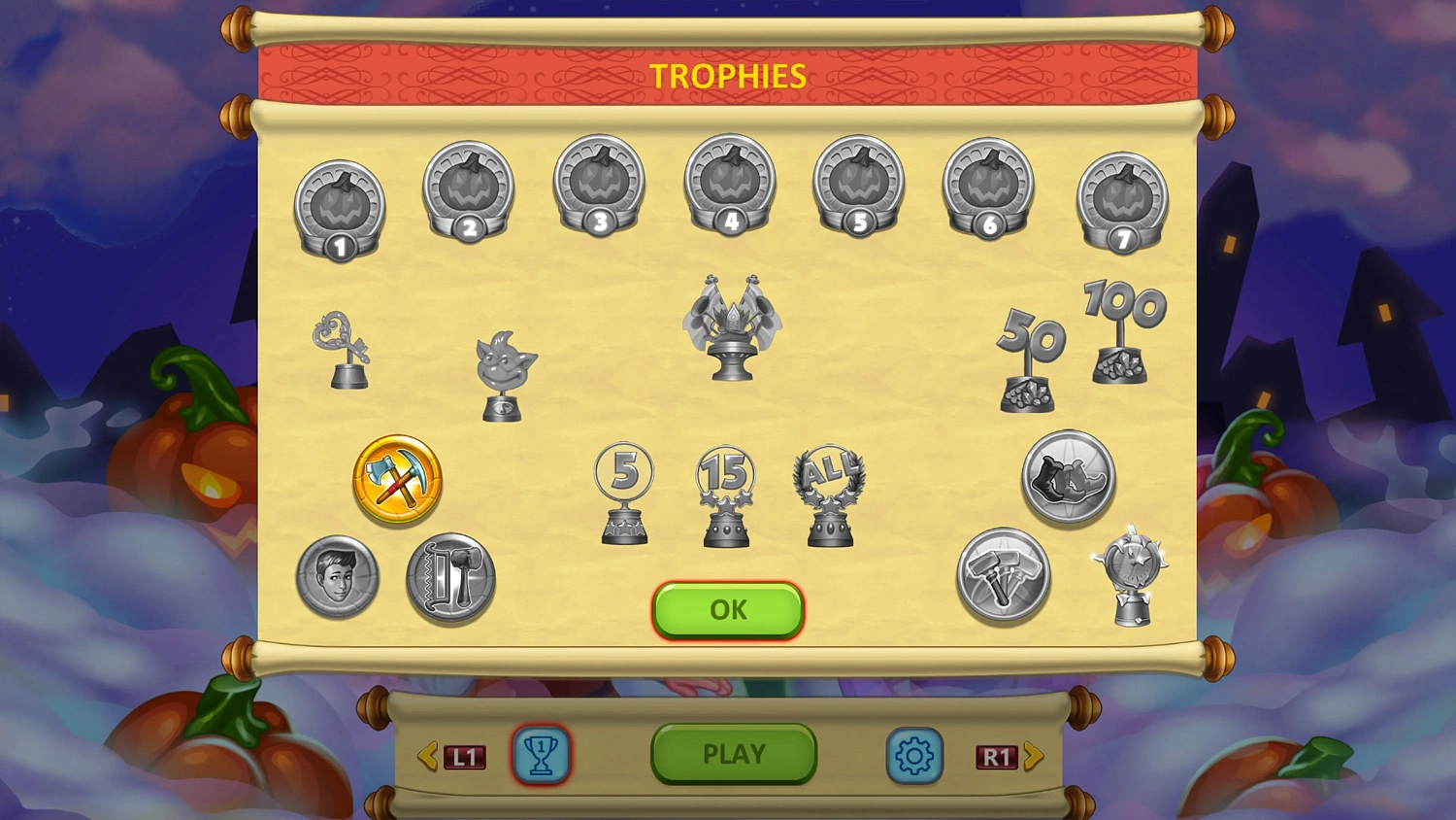 Gnomes Garden: Halloween