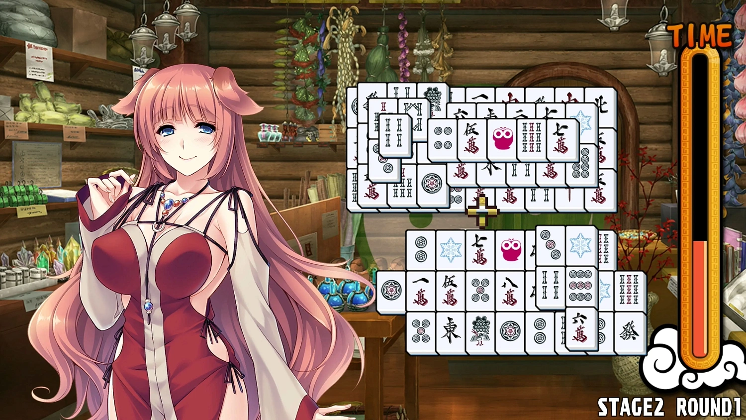 Pretty Girls Mahjong Solitaire - Green