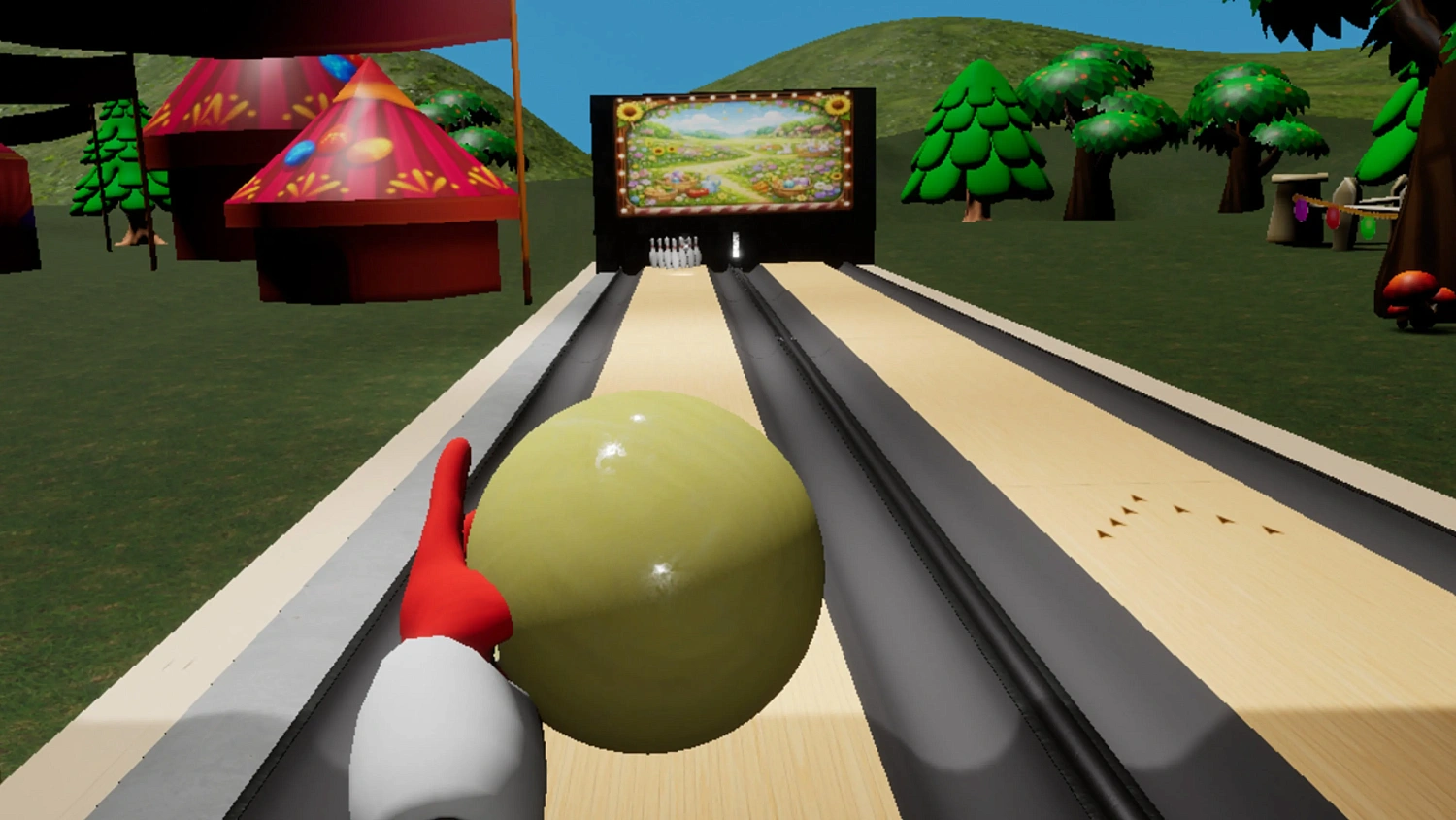Jingle Strike VR Bowling