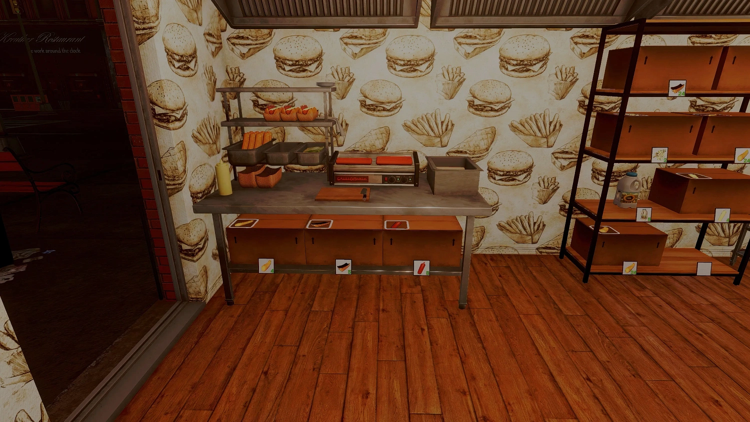 Corner Kitchen Fast Food Simulator