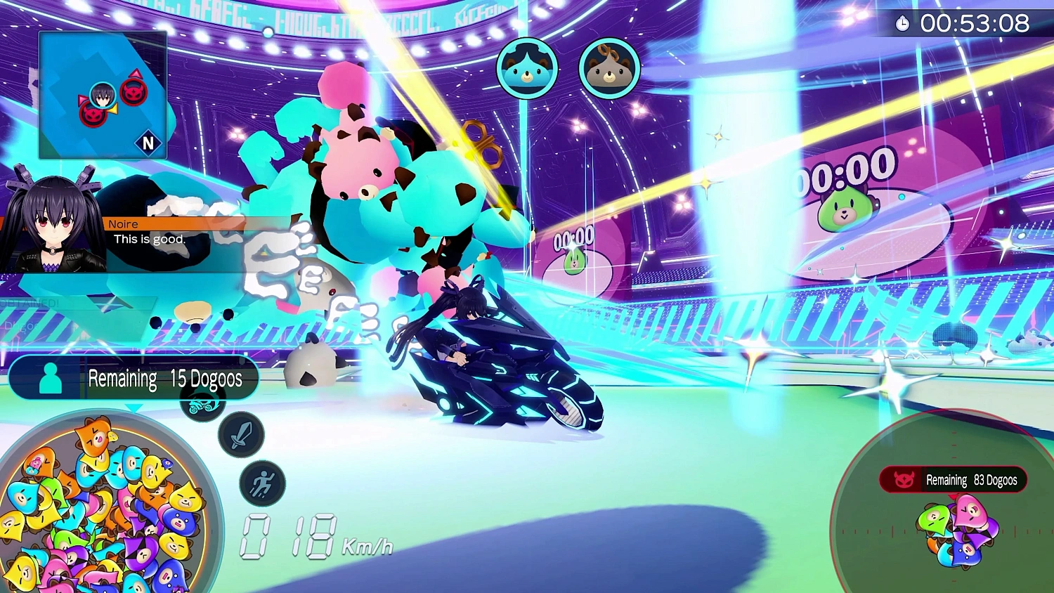 Neptunia Riders VS Dogoos