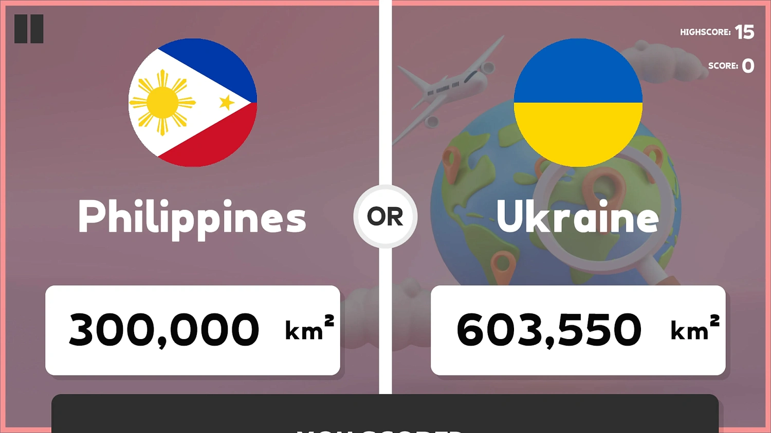 Which Country Is Larger?