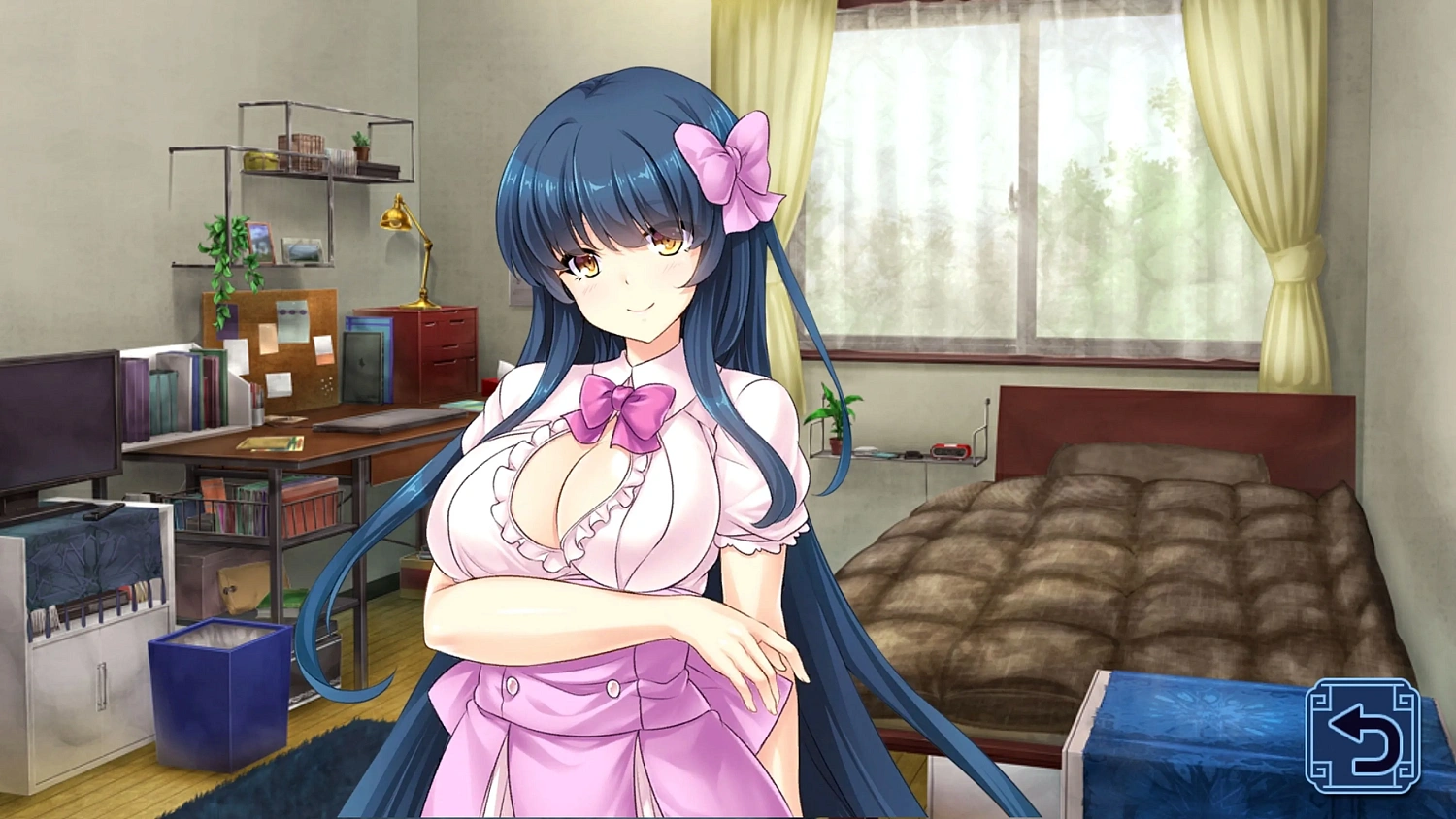 Pretty Girls Mahjong Solitaire - Blue