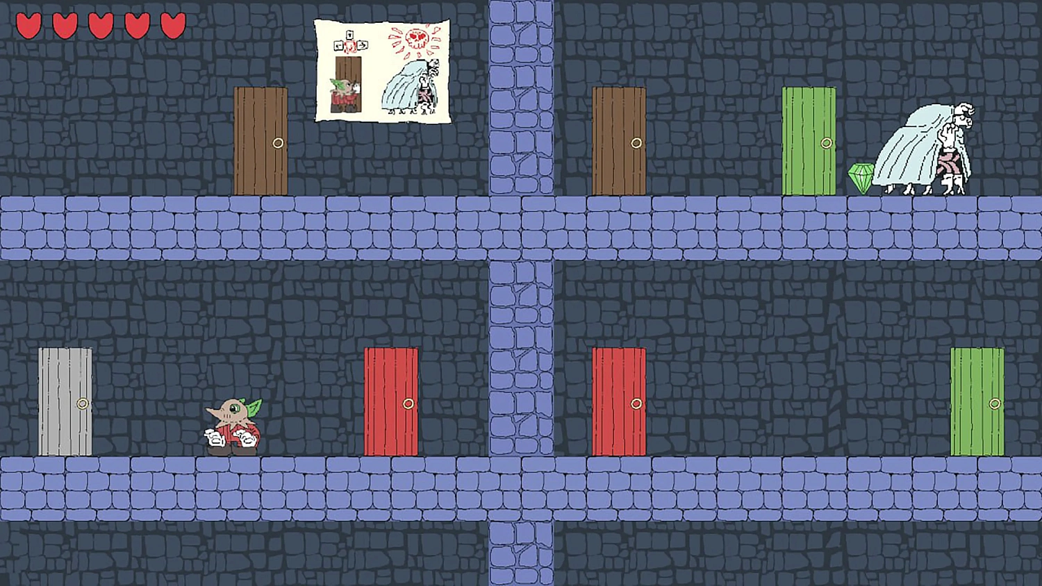 Duende en el castillo