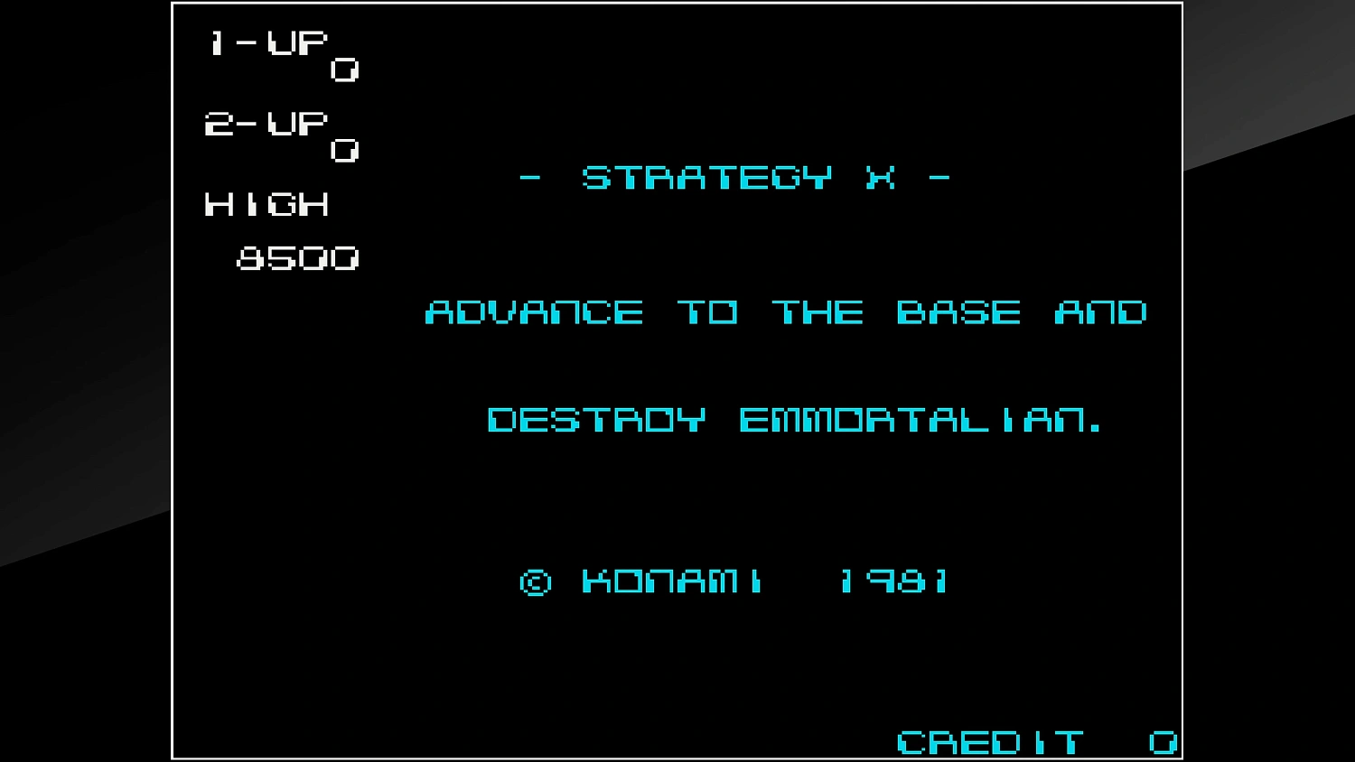 Arcade Archives Strategy X