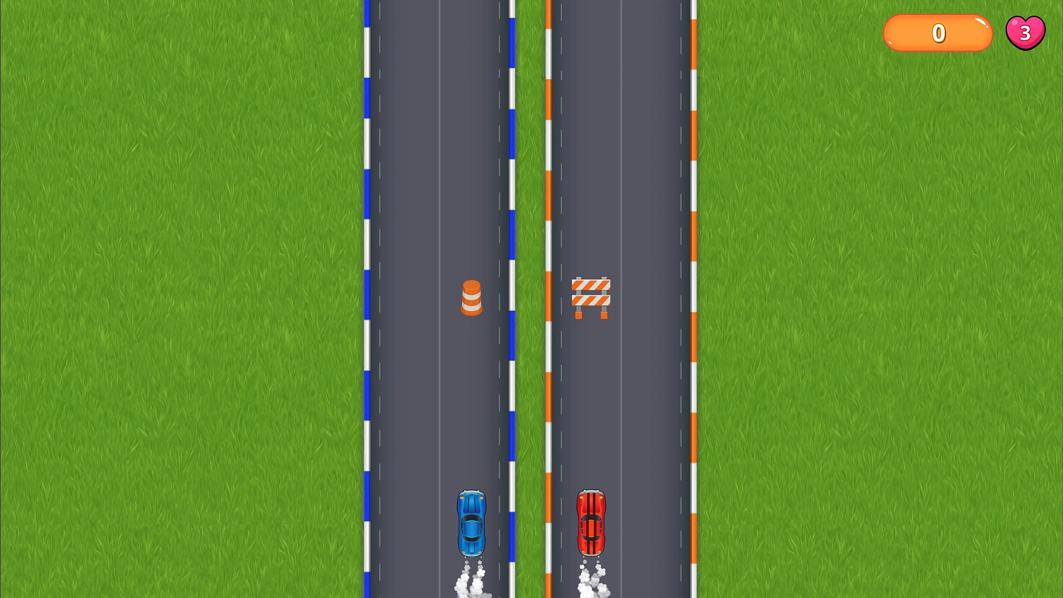 Left Right Dodge Race