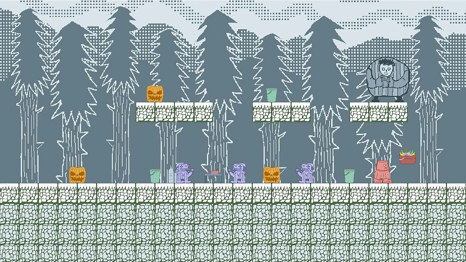 El hombre del cubo aterrador