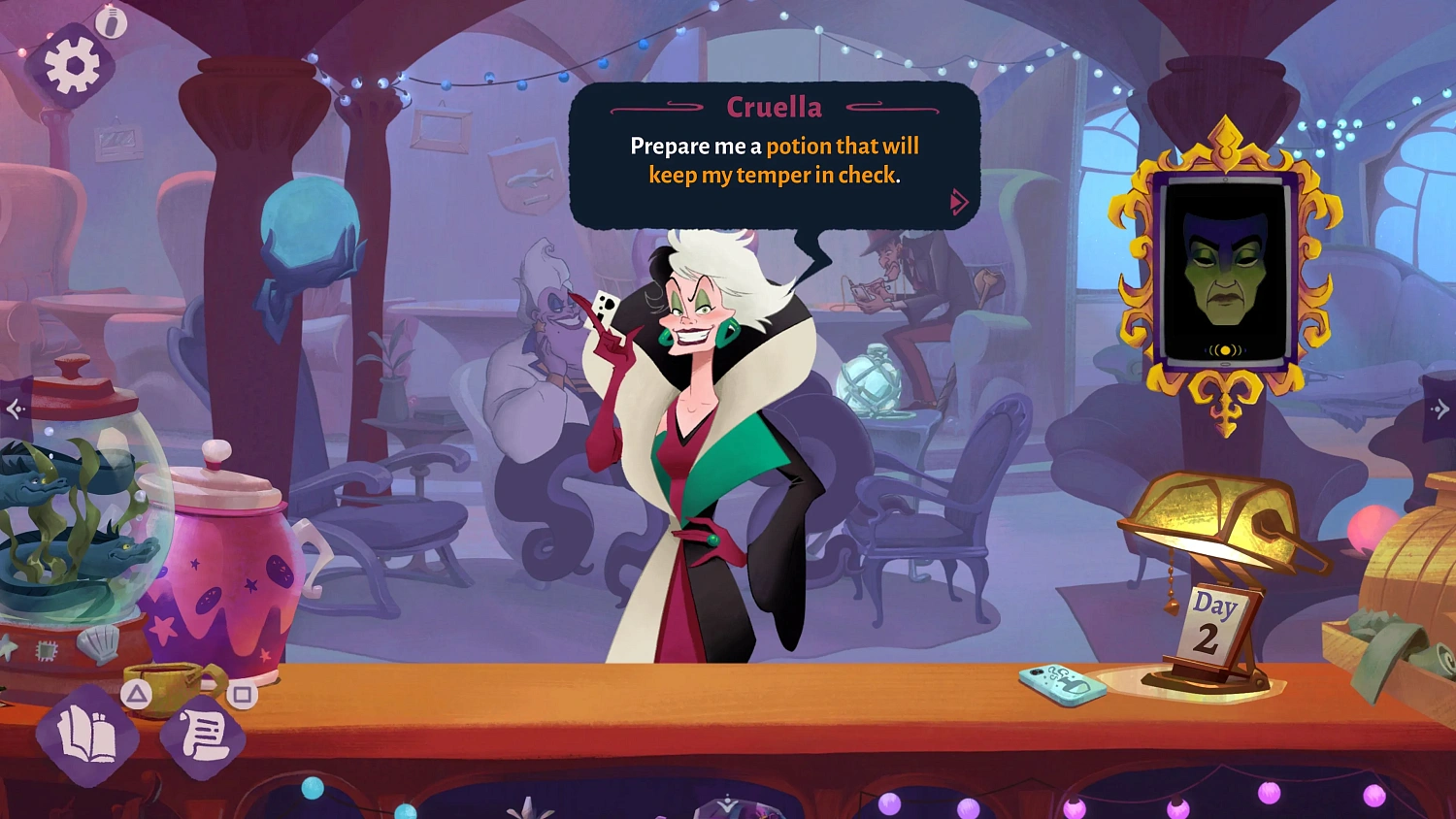 El Café Encantado De Los Villanos de Disney