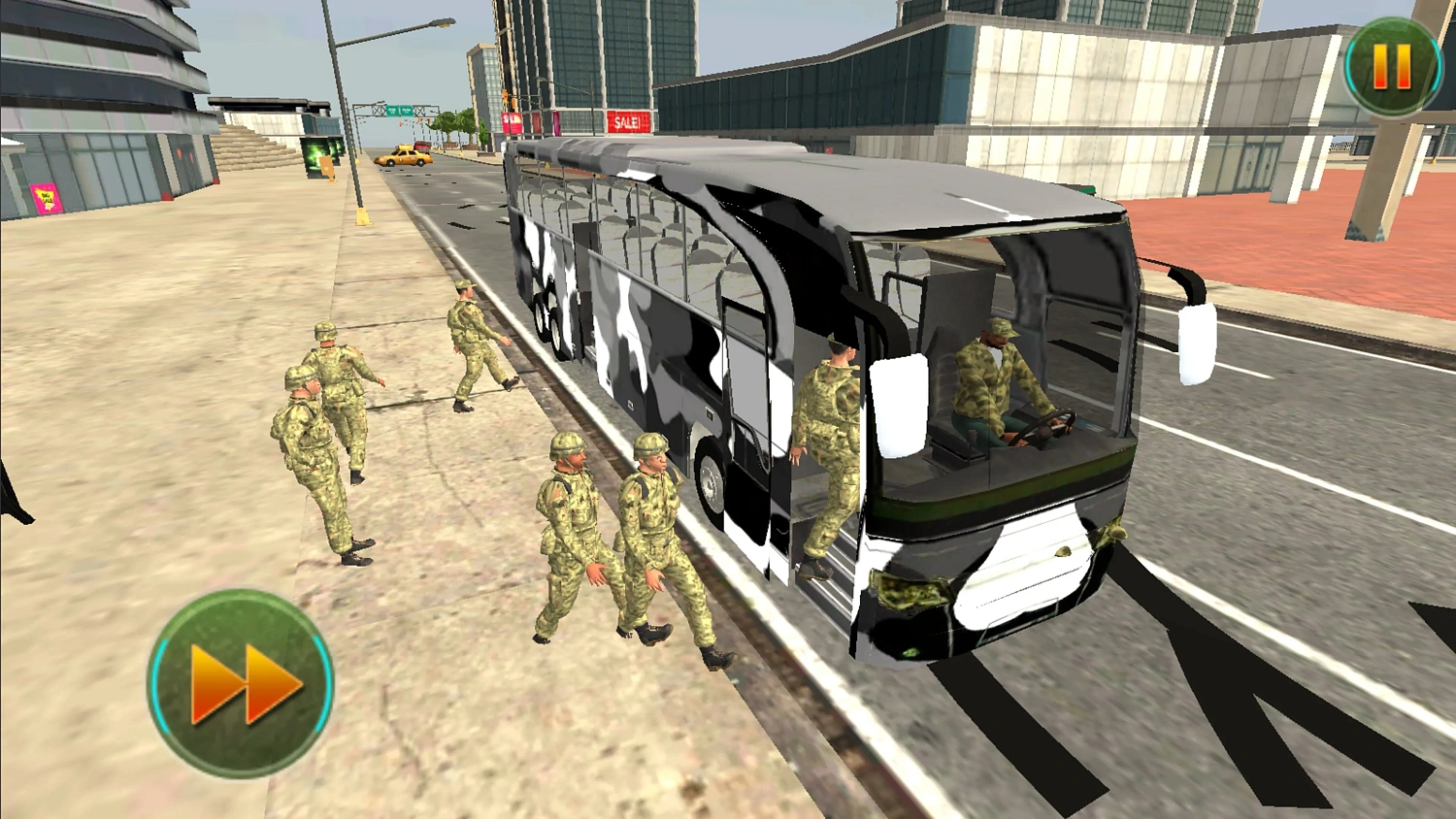 Army Bus Driving Simulator