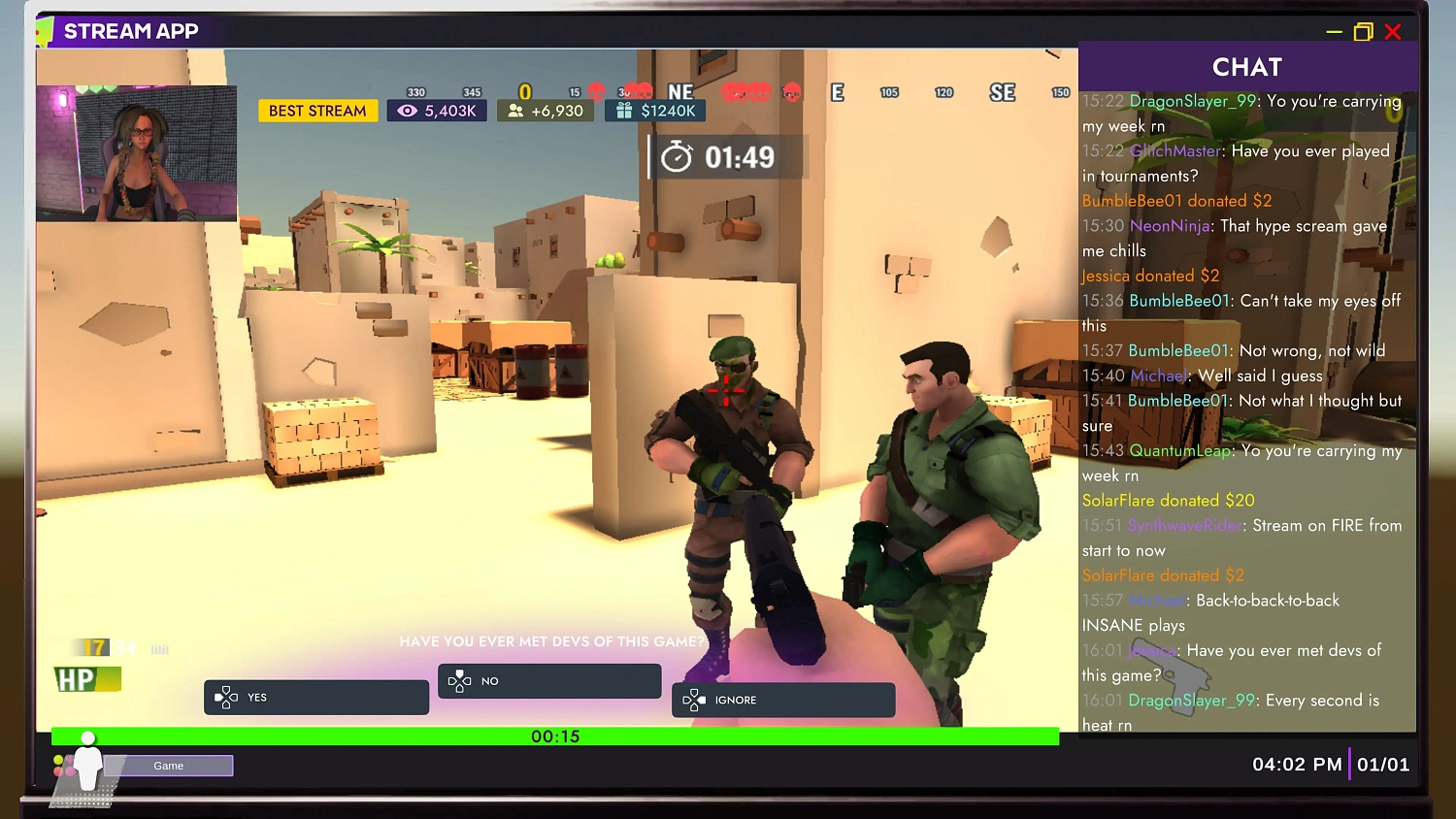 STREAMER SIMULATOR 2026