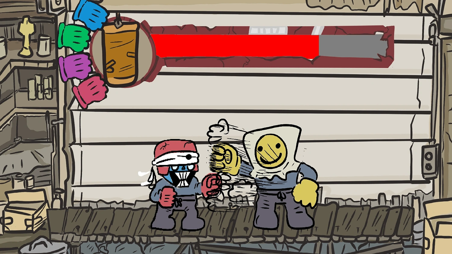 Let's compare the speed of our punches!