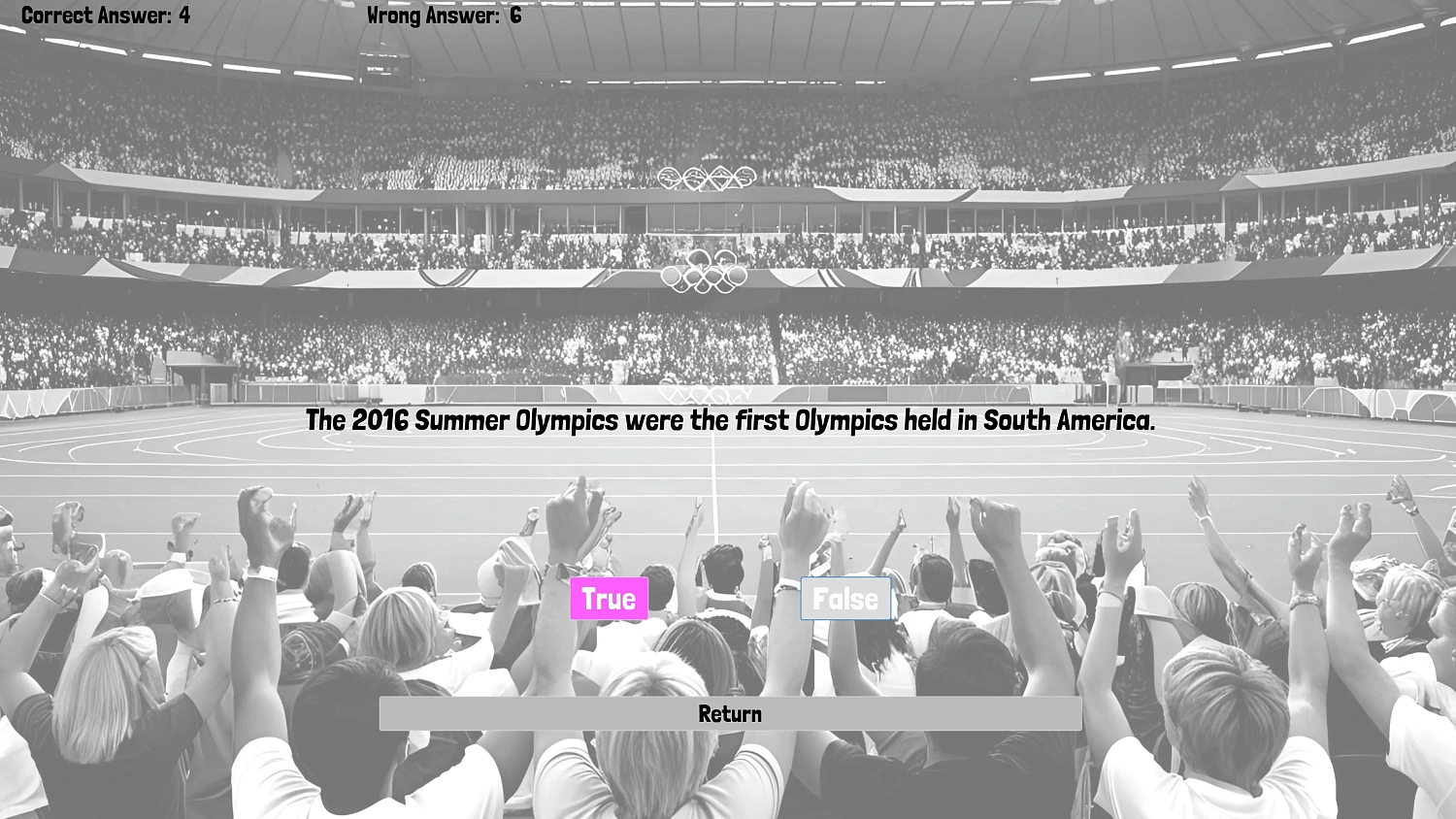 Olympic Games Quiz