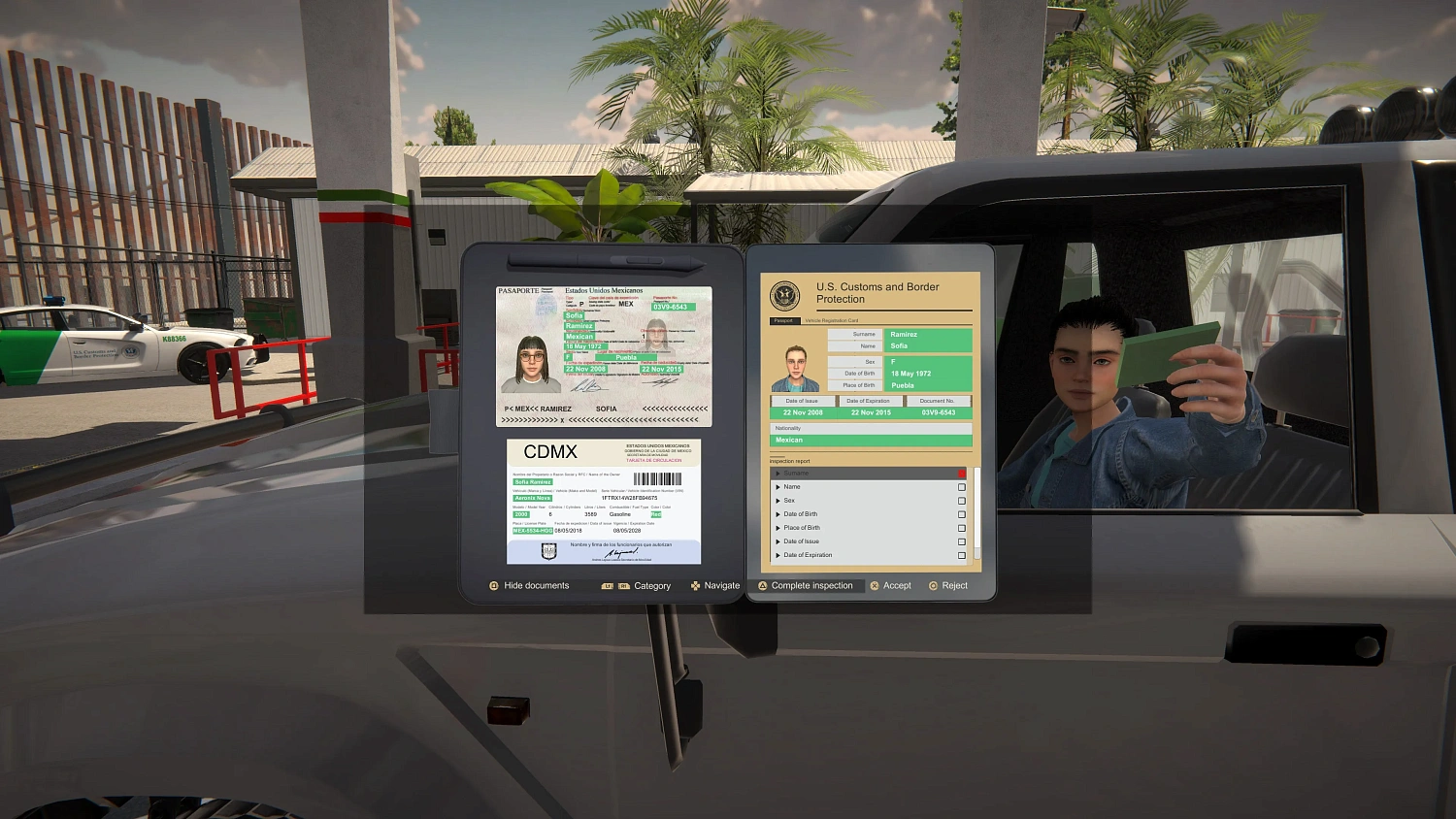POLICE BORDER CONTRABAND PATROL SIMULATOR