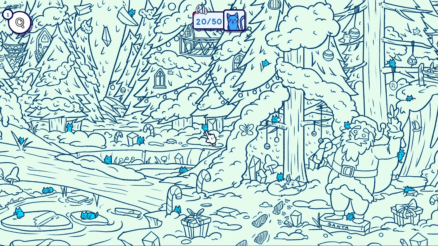 Hidden Cats in Santa's Realm