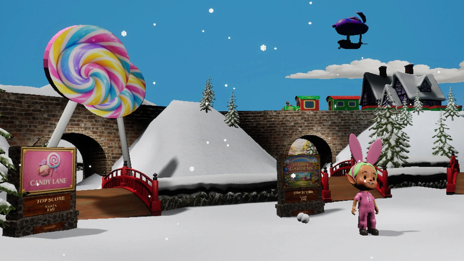 Jingle Strike VR Bowling