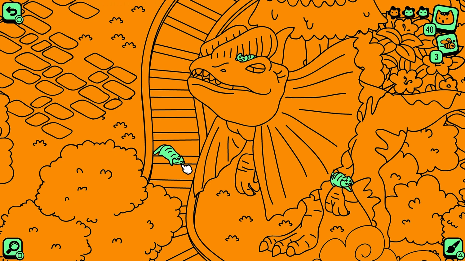 Cats and Seek : Dino Park