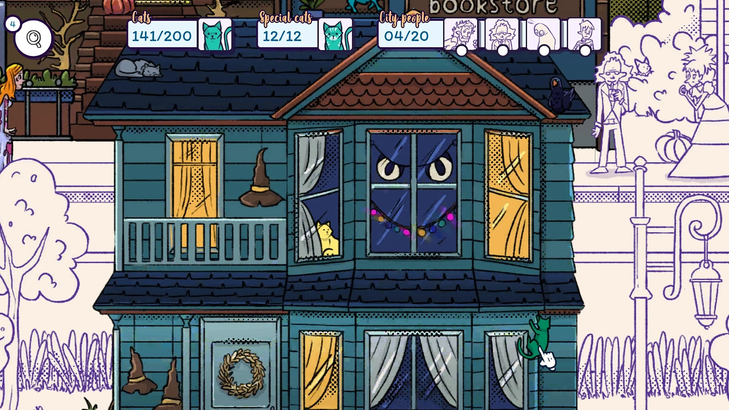 Hidden Cats in Spooky Town