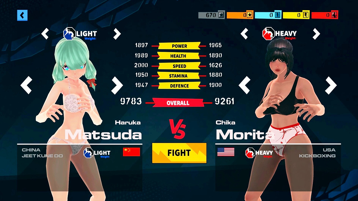 Anime Girls - MMA Tournament