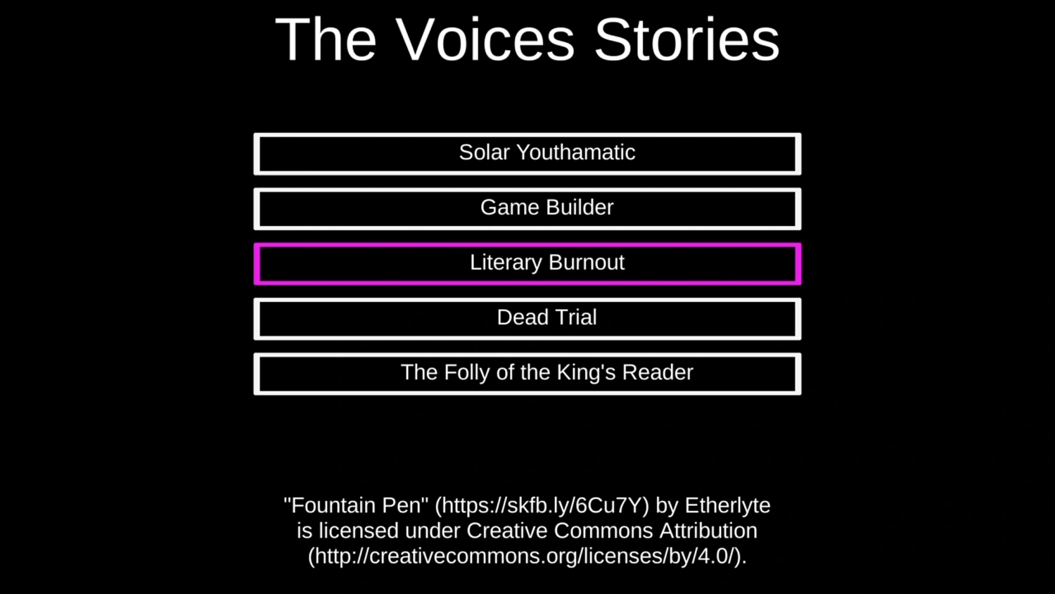 The Voices Stories