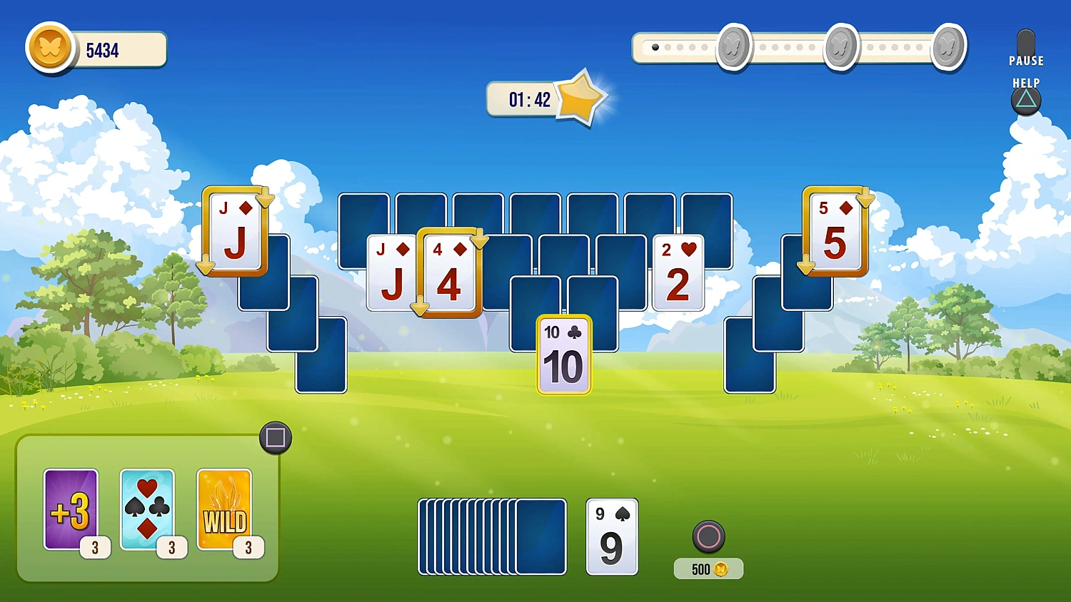 Solitaire Tripeaks Flowers