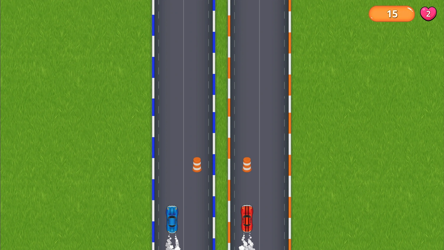 Left Right Dodge Race