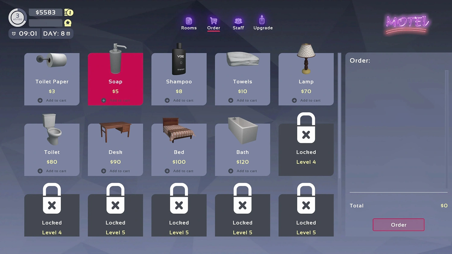 Motel Business Simulator