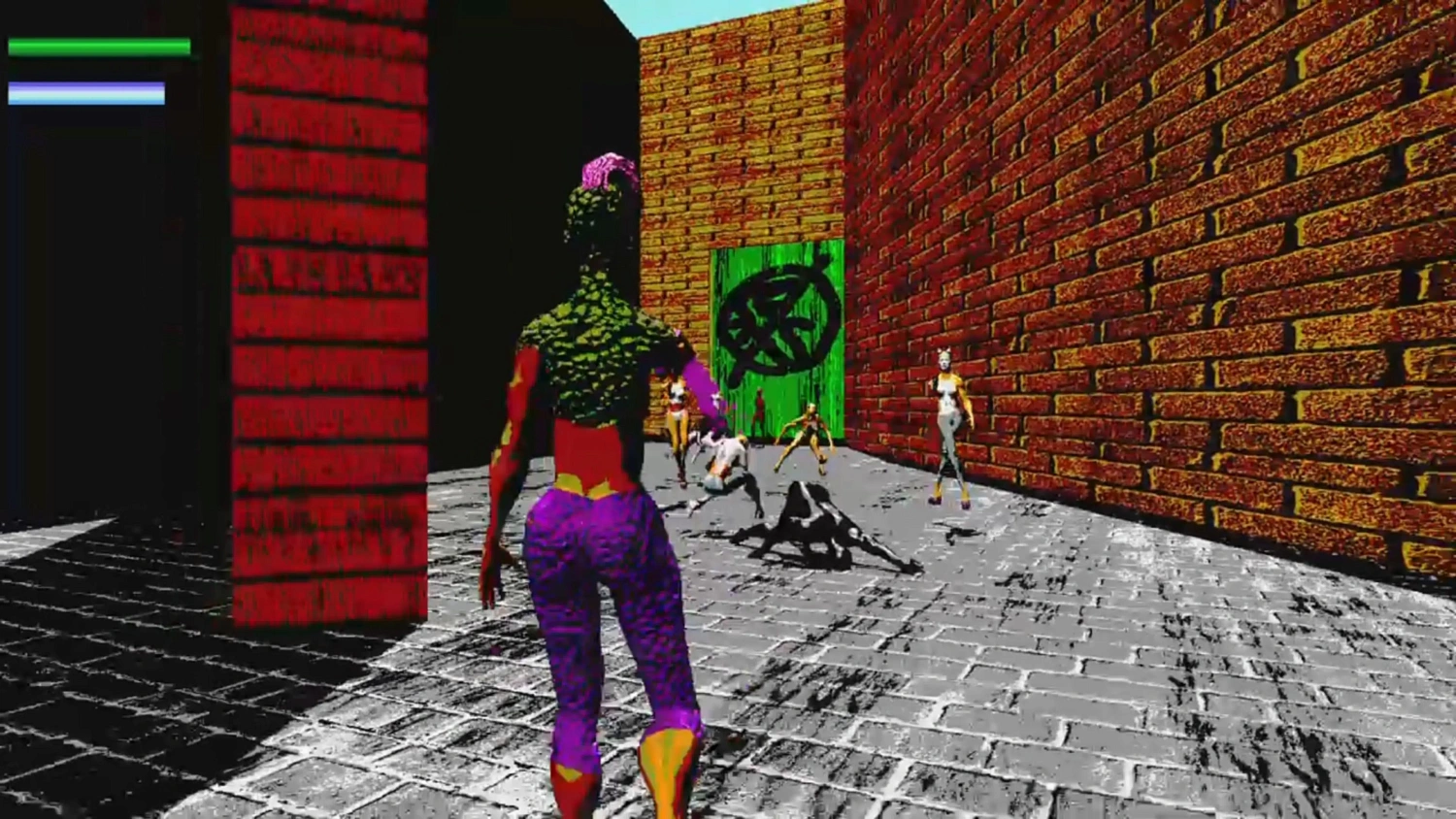 Lizard Lady vs the Cats