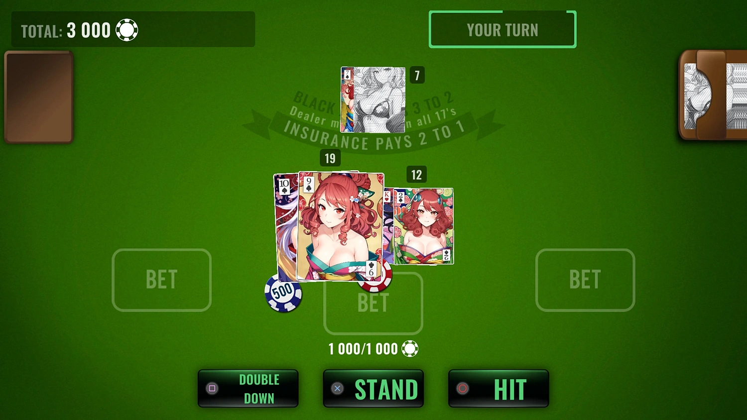 BlackJack Waifu Tour