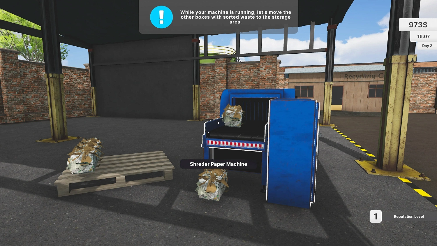 Recycling Station Simulator