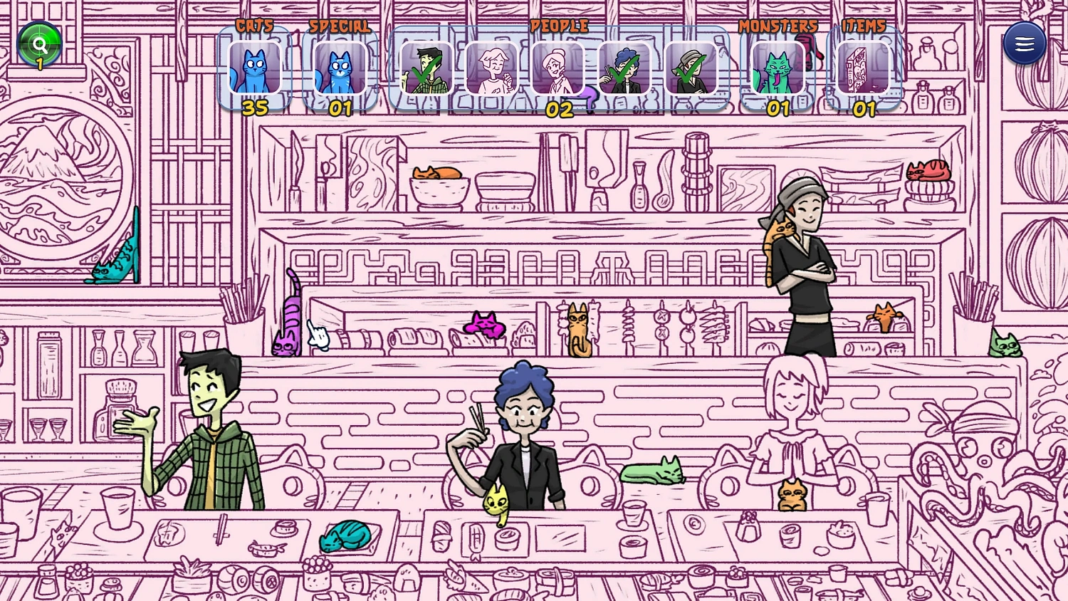 Hidden Cats in Tokyo