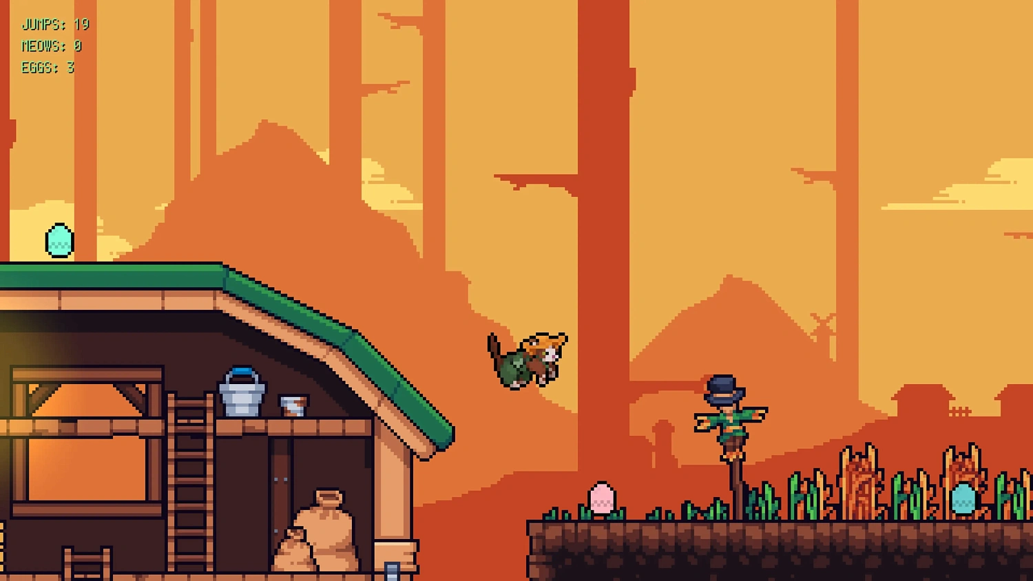 Rooftop Rascal: The Farmer Cat