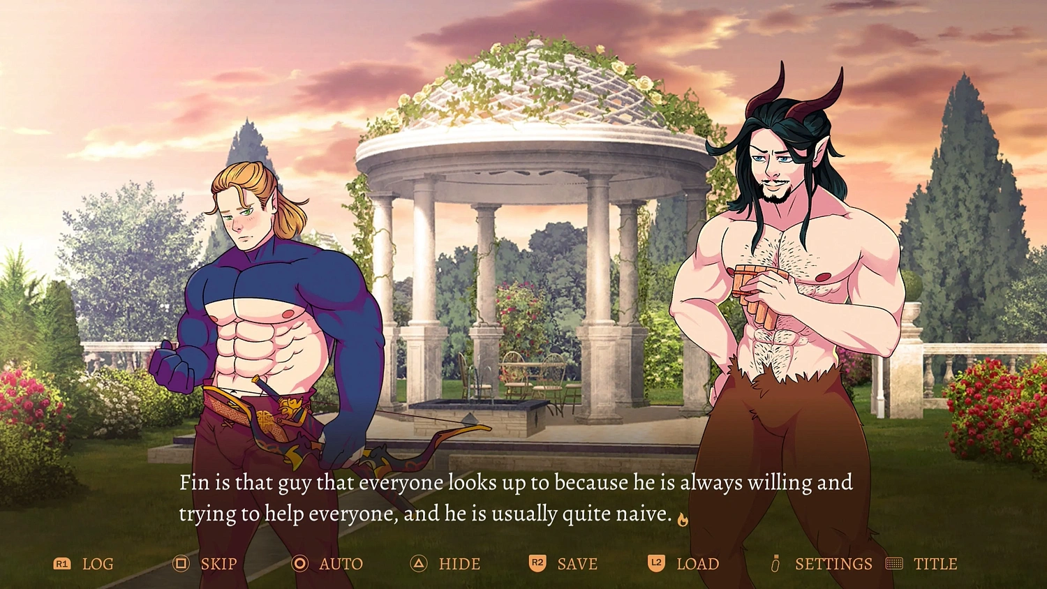 Burning Secrets - A Bara Visual Novel
