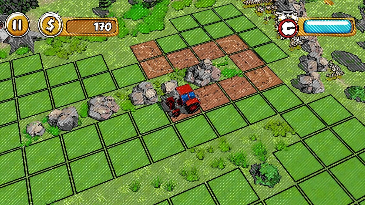 Puzzle Plowing A Field
