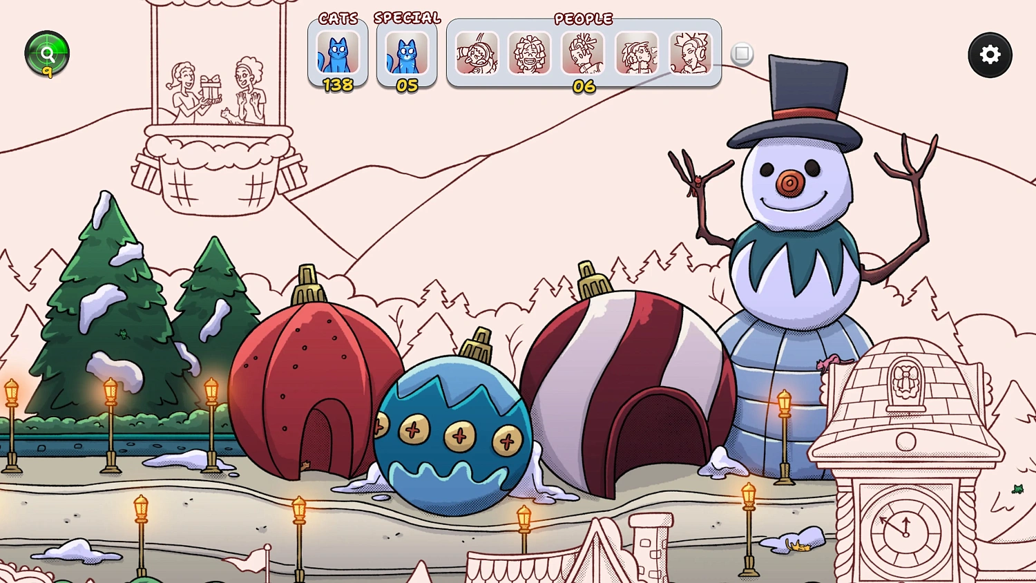 Hidden Cats in Christmas