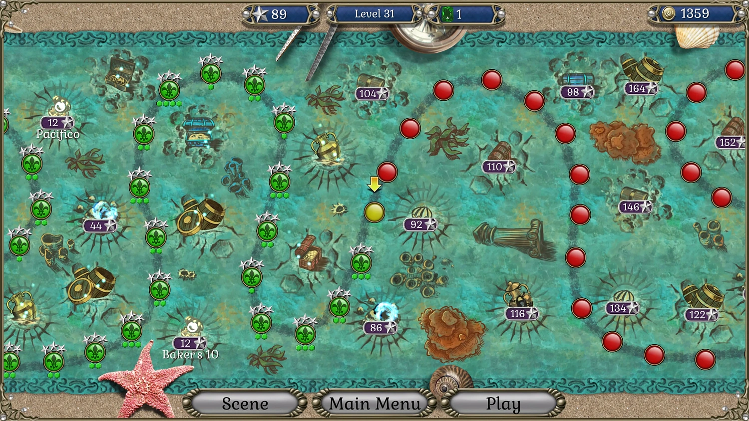 Jewel Match Atlantis Solitaire Collector's Edition