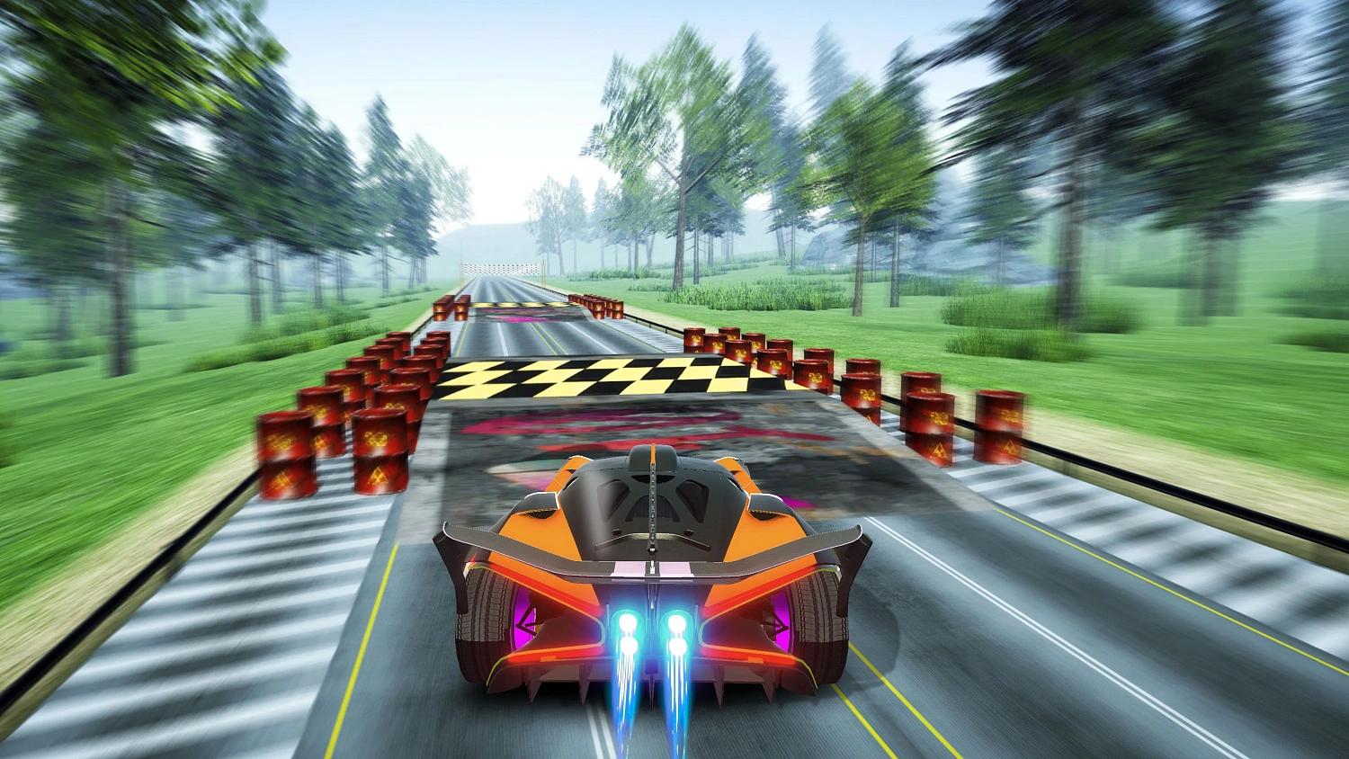 Hyper Cars Ramp Crash