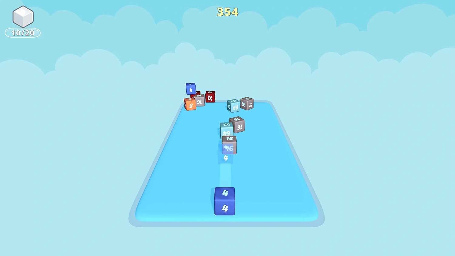 Sliding Cubes 2048 Mania