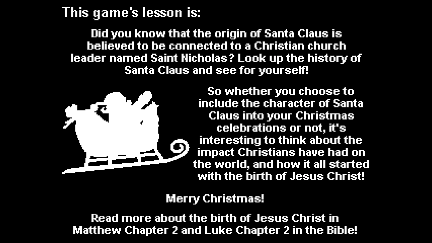 Santa Claus - Breakthrough Gaming Arcade